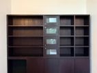 Mahogany Shelving and Cabinetry Unit