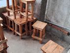 Mahogany Stools 18 Inch Height