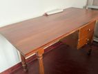 Mahogany Study Table with Drawers
