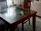 Mahogany Table with 4 Chairs (used)