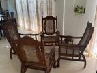 Mahogany Teak 4 Sitting Chairs