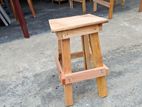 Mahogany Wooden Stools 18 Inch