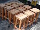 Mahogany Wooden Stools 18 inches