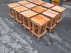 Mahogany wooden stools 18 inches