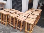 Mahogany wooden stools