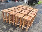 Mahogany wooden stools