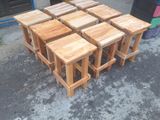 Mahogany wooden stools