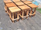 Mahogany wooden stools