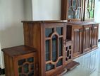 Mahogany Wooden TV Stand