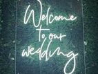 Make Your Reception Glow | with Custom Neon Wedding Signs