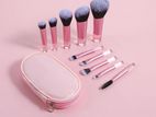 Makeup Brush With Pouch (10 Pcs)