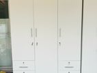 Malamine 4 Door Large Wardrobe