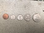 Old Malaysian Cent Ringgits 1967 Coins Set