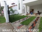 Malaysian Garden Grass Interlock Paving Design Landscaping