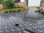 Malaysian Grass Interlock Paving Landscaping Design