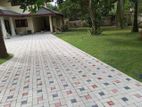 Malaysian Grass with Interlock Paving