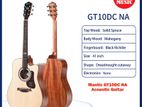 Mantic GT-10DC 41 Dreadnaught Cutaway Natural Acoustic Guitar(Solid Top)