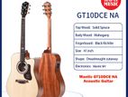 Mantic GT-10DCE 41 Dreadnaught Cutaway Natural Electro Acoustic Guitar