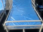 Manual One Function Hospital Bed With Foldable Mattress
