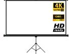 Manual Projector Screen 120″ inches 16:9 Aspect Ratio Resolution FHD EM