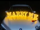 Marry Me LED Letters for Rent