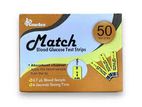 Match Blood Glucose Strips - 50 Pcs