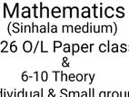 Mathematics Home Visit Classes Grades 6–11 With 2026 O/L