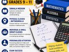 MATHEMATICS TUITION CLASSES (Sinhala Medium)
