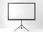 Matte white projector screens