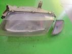 Mazda Familia BHLP Left Side Headlight and Signal Light