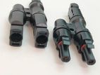 MC4 2 to 1, 3/4 1 T Branch T2 T3 T4 M & F Connectors 30A 1000V