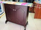 Mdf Iron Table with Full Cupboard