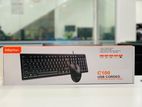 Meetion C100 Wired Keyboard Mouse Combo Pack