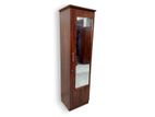 Melamine 1D Glass Wardrobe