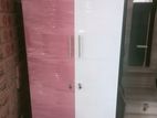 Melamine 2 Door Cupboard Pink