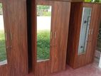Melamine 2 Door Glass Wardrobes