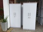 Melamine 2 Door white Color Almari