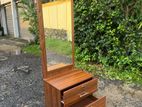 Melamine 2 Drawer Brown Dressing Table