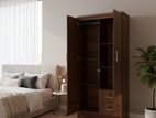 Melamine 2D Cupboard With Side-rack @ Drawers