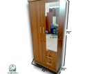 Melamine 2D Cupboard With Side-rack @ Drawers