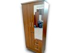Melamine 2D Cupboard With Side-rack