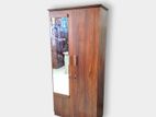 Melamine 2D Cupboard With Side-rack Glass