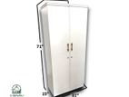 Melamine 2D Wardrobe - White