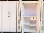 Melamine 2D white Wardrobes