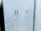 Melamine 3 Door Bottom Drawers Wardrobe Code 4577