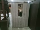 Melamine 3 Door Cupboard American Ash
