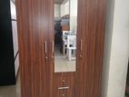 Melamine 3 Door Cupboard Wardrobe Mirror 6*4 Ft
