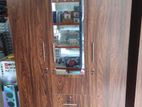 Melamine. 3 Door Cupboard with Mirror / 8.10