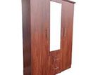 Melamine 3 Door Cupboard with Mirror