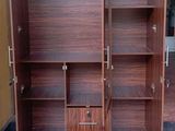Melamine 3 Door Glass Wardrobe - D (e-6)